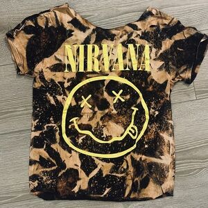 Vintage nirvana distressed tee